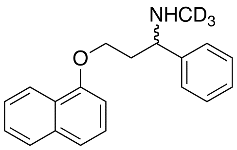rac N-Demethyl Dapoxetine-d<sub>3</sub>