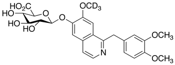 6-Demethyl Papaverine-d<sub>3</sub> β-D-Glucuronide