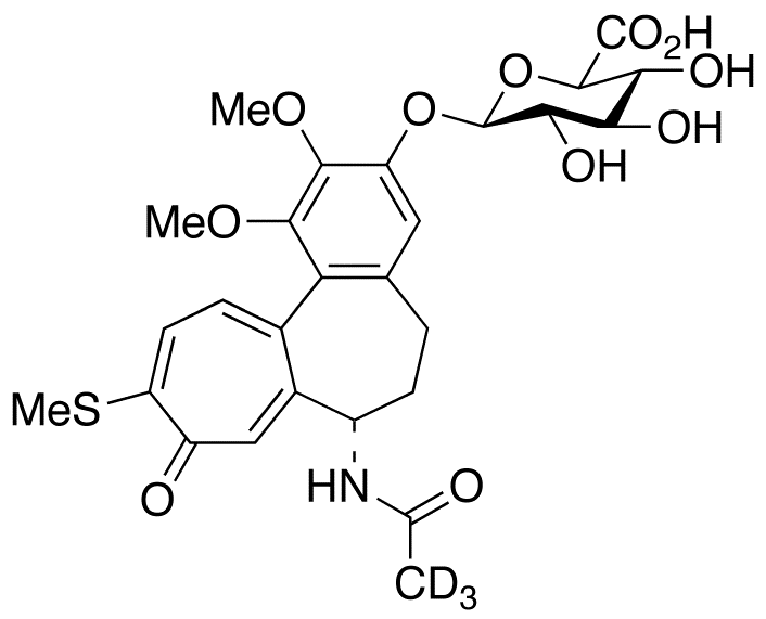 3-Demethyl Thiocolchicine-d<sub>3</sub> 3-O-β-D-Glucuronide