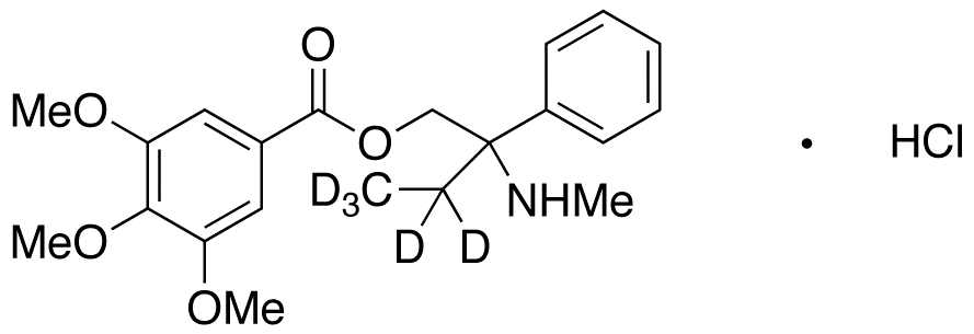 N-Demethyl Trimebutine-d<sub>5</sub> HCl