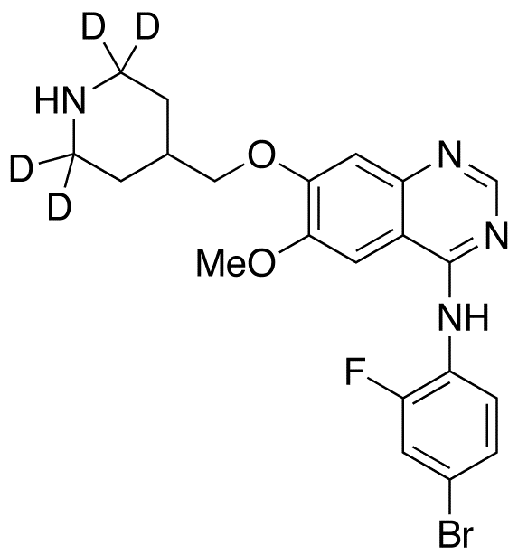 N-Demethyl Vandetanib-d<sub>4</sub>