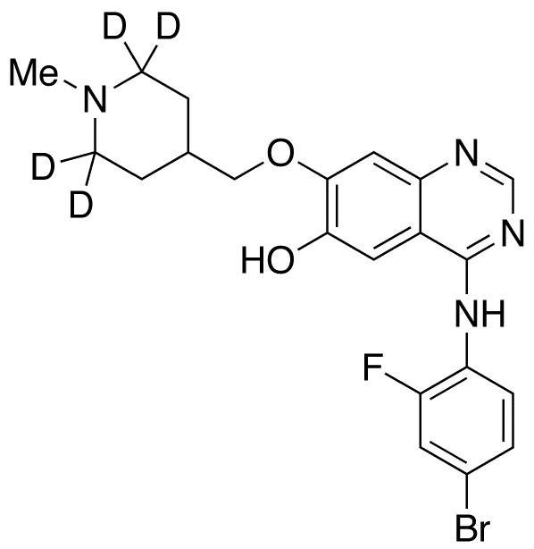O-Demethyl Vandetanib-d<sub>4</sub>