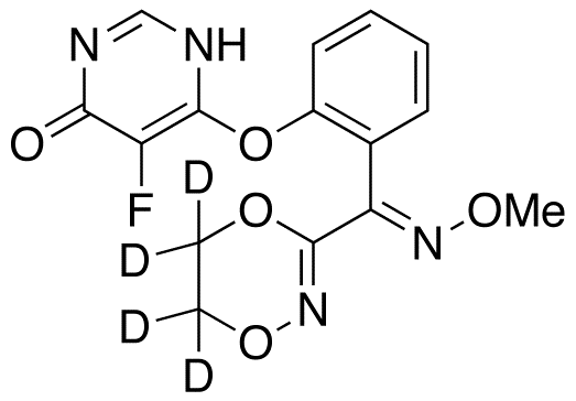 (E)-Deschlorophenyl Fluoxastrobin-d<sub>4</sub>