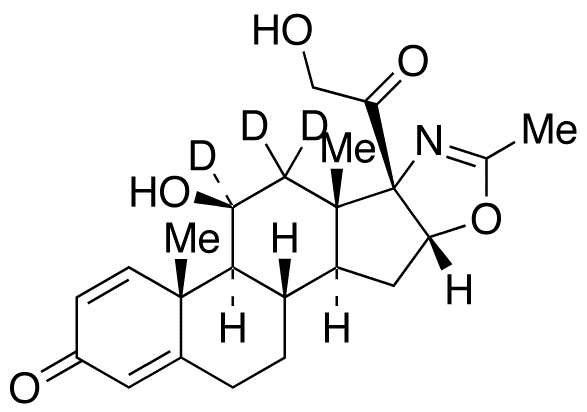 21-Desacetyl Deflazacort-d<sub>3</sub> (Major)
