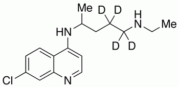 Desethyl chloroquine-d<sub>4</sub>