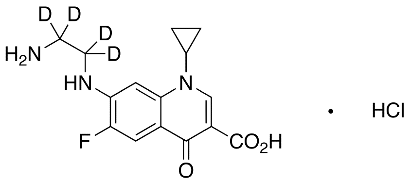 Desethylene Ciprofloxacin-d<sub>4</sub> HCl