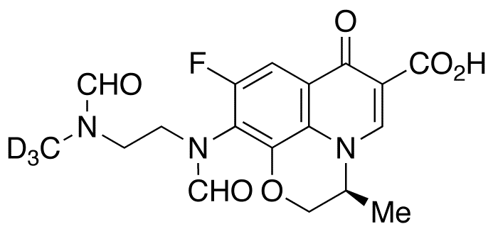 N,N’-Desethylene-N,N’-diformyl Levofloxacin-d<sub>3</sub>