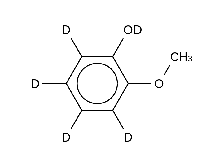 2-Methoxyphenol-3,4,5,6-d<sub>4</sub>,OD