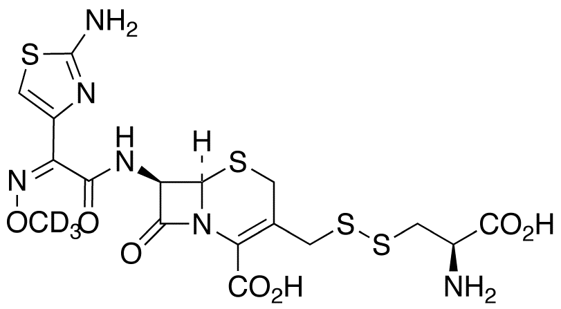 Desfuroyl Ceftiofur Cysteine Disulfide-d<sub>3</sub>