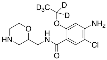 Des-4-fluorobenzyl Mosapride-d<sub>5</sub>