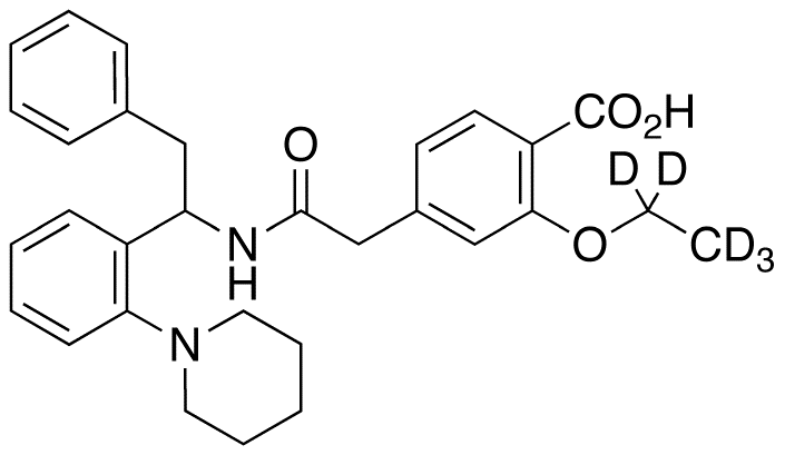 2-Desisopropyl-2-phenyl Repaglinide-d<sub>5</sub> (Repaglinide Impurity)