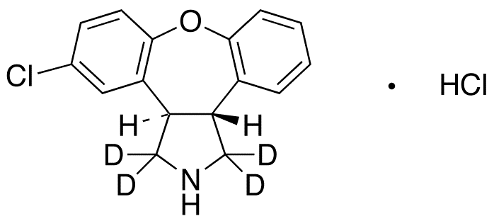 N-Desmethyl Asenapine-d<sub>4</sub> HCl 