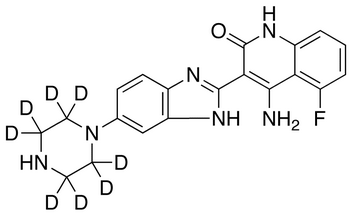 N-Desmethyl Dovitinib-d<sub>8</sub>