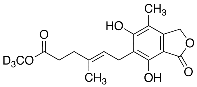 O-Desmethyl Mycophenolic Acid Methyl Ester-d<sub>3</sub>