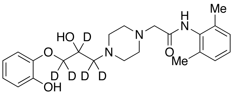 Desmethyl Ranolazine-d<sub>5</sub>