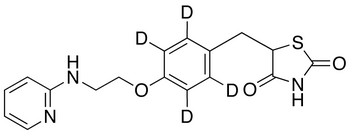 N-Desmethyl Rosiglitazone-d<sub>4</sub>