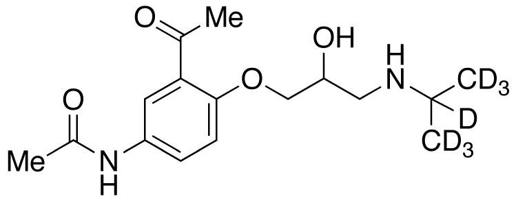 rac Diacetolol-d<sub>7</sub>