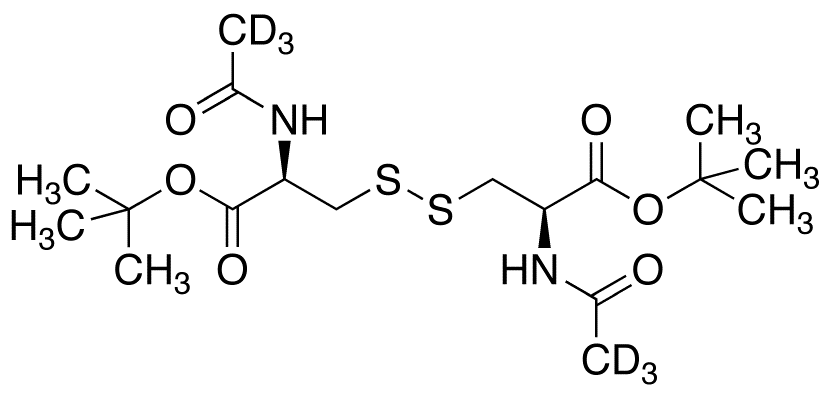N,N’-Diacetyl-L-cystine Bis(tert-Butyl) Diester-d<sub>6</sub>