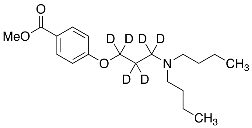 4-[3-(Dibutylamino)propoxy]benzoic Acid-d<sub>6</sub> Methyl Ester