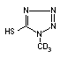 1-Methyl-d<sub>3</sub>-mercapto-1,2,3,4-tetrazole