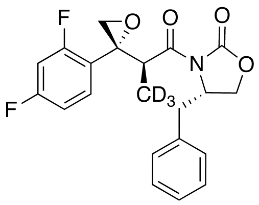 (4S)-3-[(2R)-2-[(2R)-2-(2,4-Difluorophenyl)oxiranyl]-1-oxopropyl]-4-benzyl-2-oxazolidinone-d<sub>3</sub>