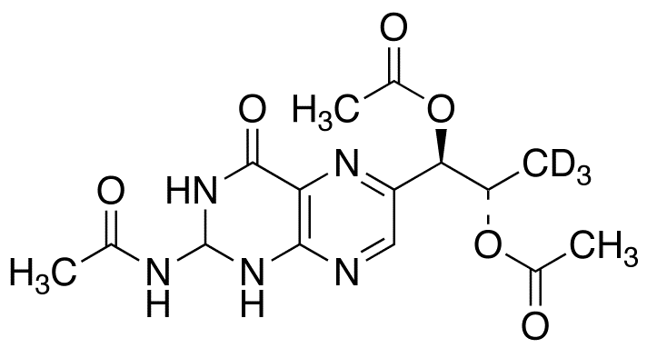 2,3-Dihydro-2-N-acetyl-1’,2’-di-O-acetyl-biopterin-d<sub>3</sub>