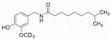 Dihydro capsaicin-d<sub>3</sub>