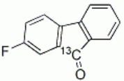 2-Fluoro-9-fluorenone-9-<sup>13</sup>C