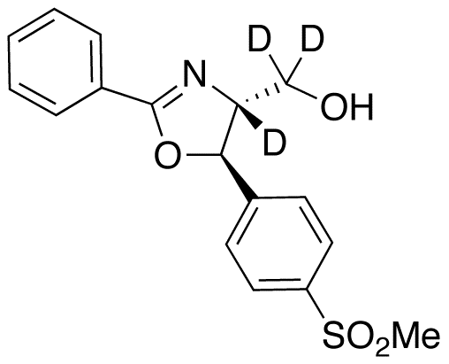 (4R,5R)-4,5-Dihydro-5-[4-(methylsulfonyl)phenyl]-2-phenyl-4-oxazolemethanol-d<sub>3</sub>