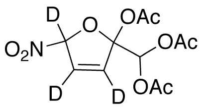 2,5-Dihydro-2-hydroxy-5-nitro-2-furanmethanediol-d<sub>3</sub> Triacetate