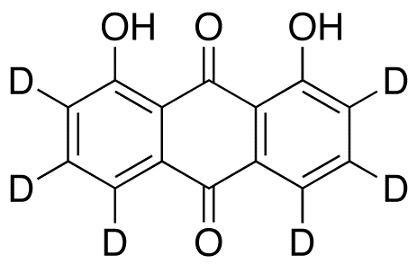 1,8-Dihydroxyanthraquinone-d<sub>6</sub>