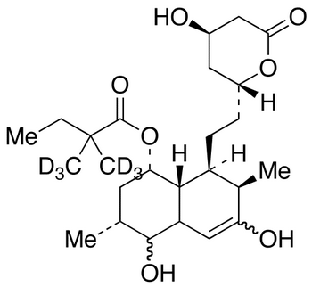 3’,5’-Dihydrodiol Simvastatin-d<sub>6</sub>(Mixture of Diastereomers)