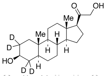 3β,21-Dihydroxy-5α-pregnan-20-one-d<sub>4</sub>