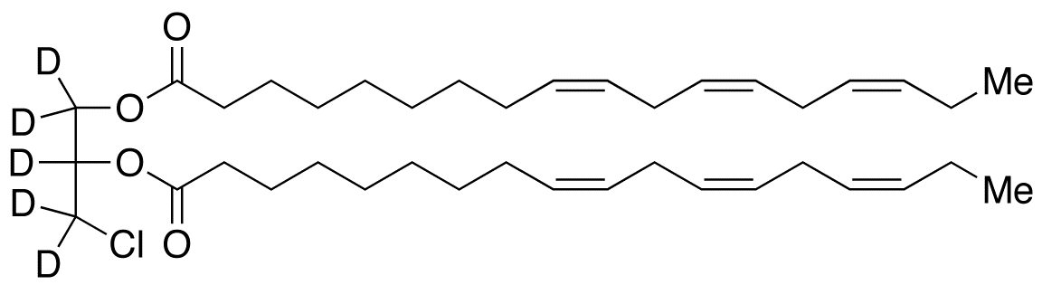 rac-1,2-Dilinolenoyl-3-chloropropanediol-d<sub>5</sub>