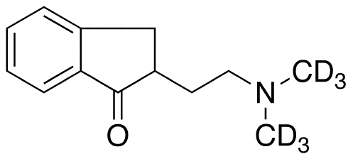 2-[2-(Dimethylamino)ethyl]-1-indanone-d<sub>6</sub>