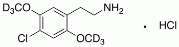 2,5-(Dimethoxy-d<sub>6</sub>)-4-chlorophenethylamine HCl