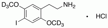 2,5-(Dimethoxy-d<sub>6</sub>)-4-iodophenethylamine HCl