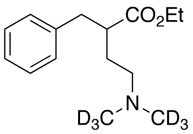 α-[2-(Dimethylamino-d<sub>6</sub>)ethyl] Hydrocinnamic Acid Ethyl Ester