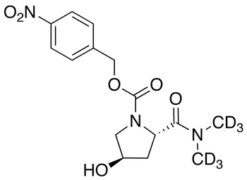 (2S,4R)-2-[(Dimethylamino)carbonyl]-4-hydroxy-1-pyrrolidinecarboxylic Acid-d<sub>6</sub> 4-Nitrobenzyl Ester