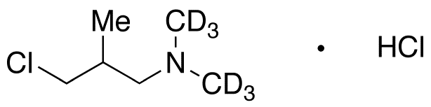 3-Dimethylamino-2-methylpropyl-d<sub>6</sub> Chloride HCl