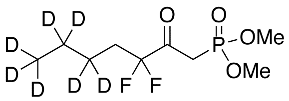 Dimethyl(3,3-difluoro-2-oxoheptyl)phosphonate-d<sub>7</sub>