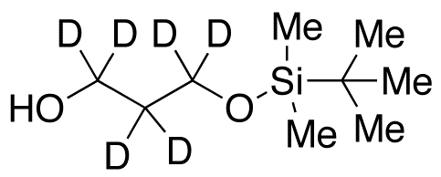 3-[[(1,1-Dimethylethyl)dimethylsilyl]oxy]-1-propanol-d<sub>6</sub>