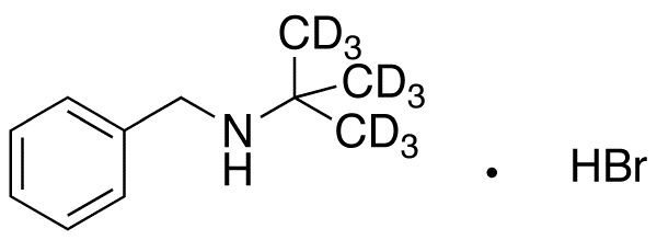 N-(1,1-Dimethylethyl)-benzenemethanamine-d<sub>9</sub> Hydrobromide
