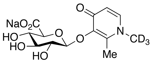 Deferiprone-d<sub>3</sub> 3-O-β-D-Glucuronide Sodium Salt