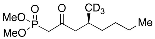 Dimethyl (4S)-4-Methyl-(2-oxooctyl)phosphonate-d<sub>3</sub>