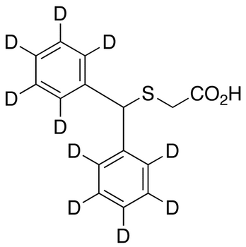 2-[(Diphenylmethyl)thio]acetic Acid-d<sub>10</sub>