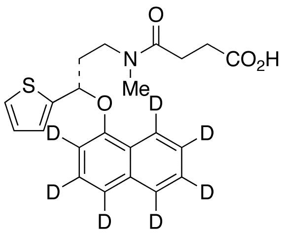 (S)-Duloxetine-d<sub>7</sub> Succinamide