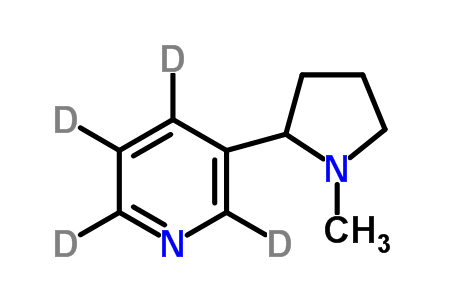 Nicotine-2,4,5,6-d<sub>4</sub> (pyridine-d<sub>4</sub>)