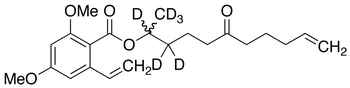 rac 2-Ethenyl-4,6-dimethoxy-benzoic Acid 1-Methyl-5-oxo-9-decen-1-yl Ester-d<sub>6</sub>