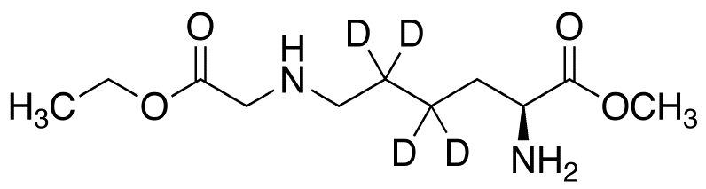 Nε-(Ethoxycarbonylmethyl)-L-lysine-d<sub>4</sub> Methyl Ester